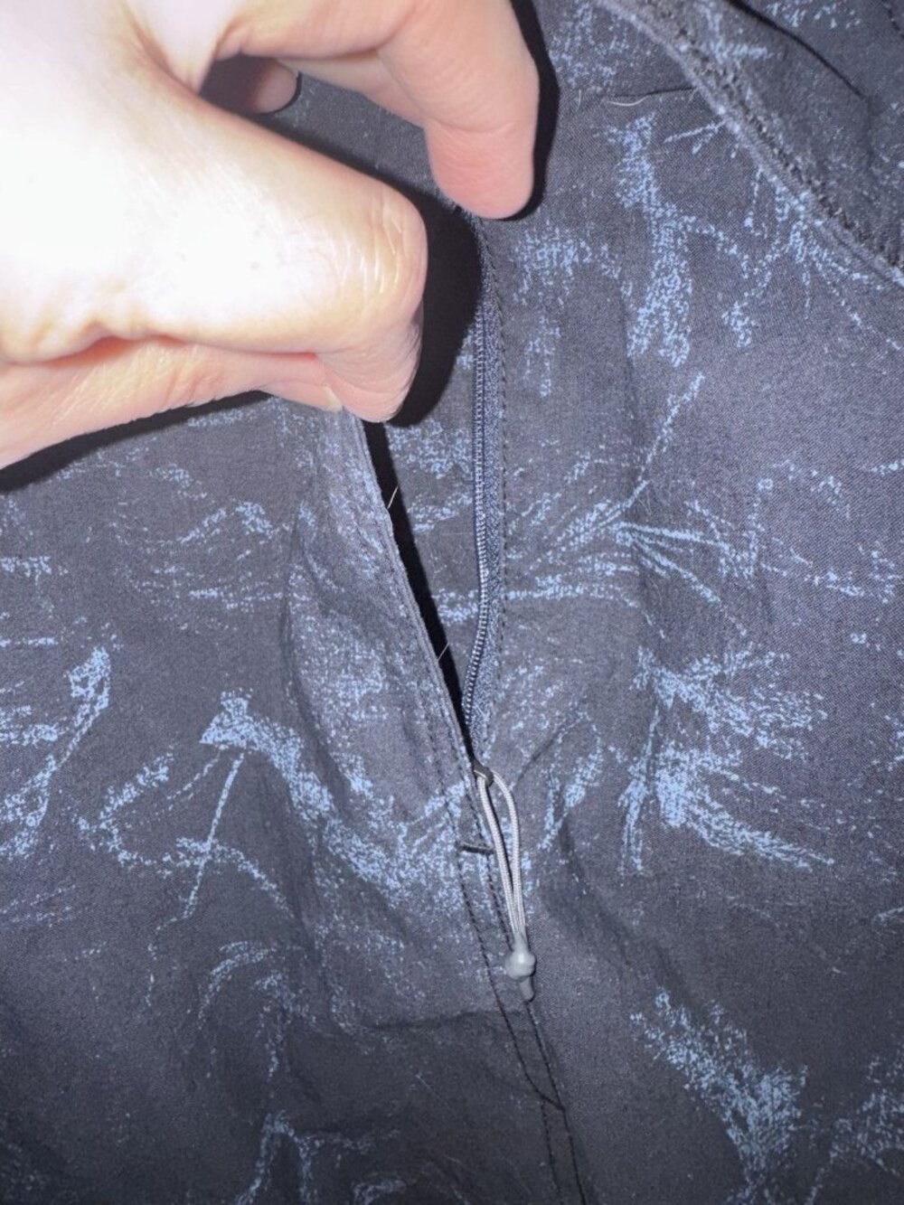 Prana Mens Blue Windbreaker Hooded Jacket XL Outdoor Lightweight - Picture 4 of 12